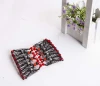 European and American export versatile double-row elastic magic hair comb, fashionable 20-tooth beaded magic comb, in stock Item Picture